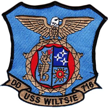 Coat of arms (crest) of the Destroyer USS Wiltsie (DD-716)