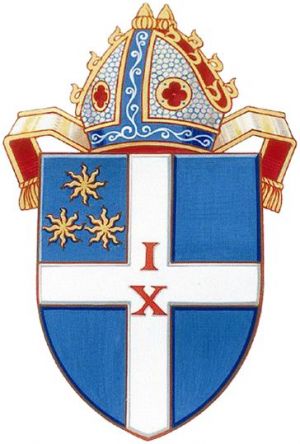 Arms (crest) of the Diocese of Christchurch (Anglican)