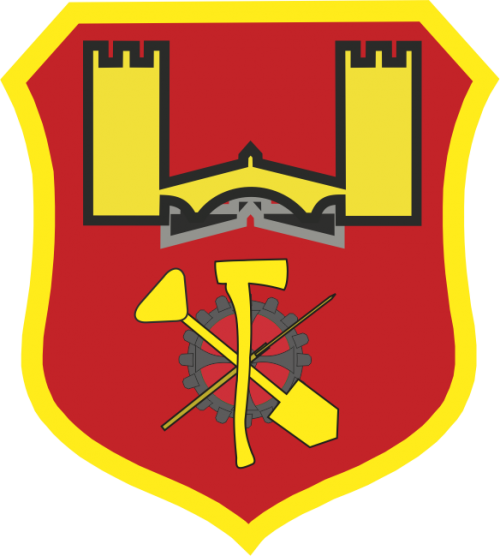 Arms (crest) of Engineer Battalion, North Macedonia