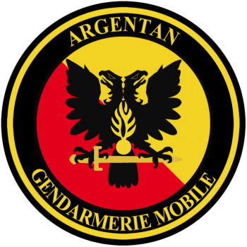 Blason de Mobile Gendarmerie Squadron 23-3, France/Arms (crest) of Mobile Gendarmerie Squadron 23-3, France
