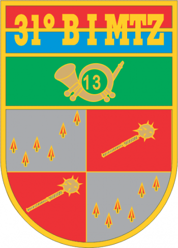 Coat of arms (crest) of the 31st Motorized Infantry Battalion, Brazilian Army