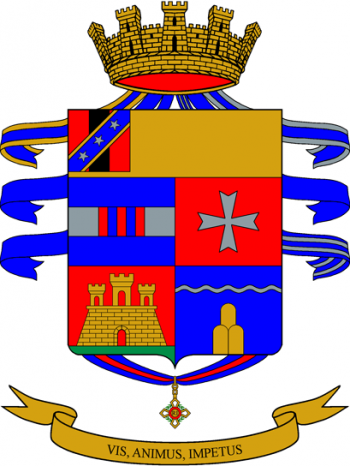 Coat of arms (crest) of the 4th Bersaglieri Regiment, Italian Army