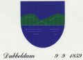 Wapen van Dubbeldam/Coat of arms (crest) of Dubbeldam