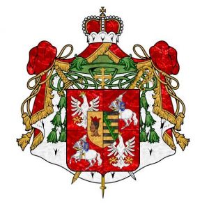 Arms (crest) of Clemens Wenzeslaus von Sachsen