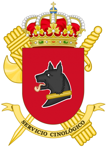 Coat of arms (crest) of Guardia Civil Canine Service