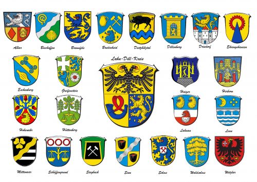 Arms in the Lahn-Dill Kreis District