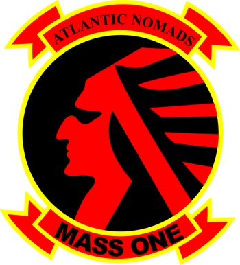 Coat of arms (crest) of the Marine Air Support Squadron (MASS)-1 Atlantic Nomads,USMC