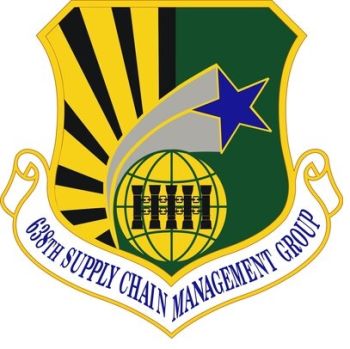 Coat of arms (crest) of the 638th Supply Chain Management Group, US Air Force