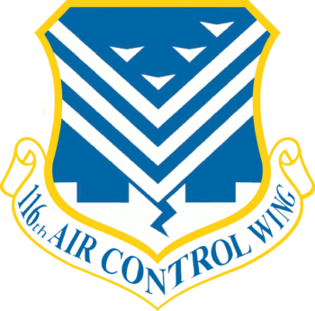 Coat of arms (crest) of the 116th Air Control Wing, Georgia Air National Guard