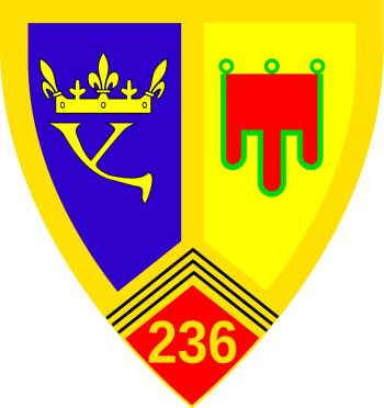 Blason de 236th Heavy Divisional Artillery Regiment, French Army/Arms (crest) of 236th Heavy Divisional Artillery Regiment, French Army