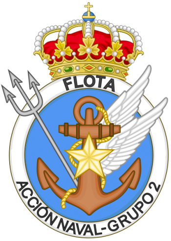 Coat of arms (crest) of the 2nd Naval Action Group, Spanish Navy