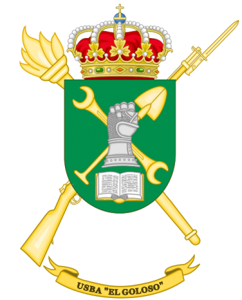 Coat of arms (crest) of the Base Services Unit El Goloso, Spanish Army