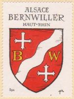 Blason de Bernwiller/Arms (crest) of Bernwiller