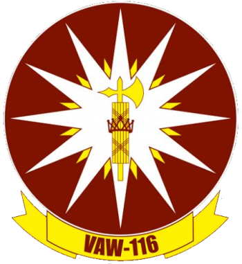 Coat of arms (crest) of Carrier Airborne Early Warning Squadron (VAW) - 116 Sun Kings, US Navy