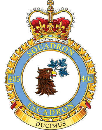 Coat of arms (crest) of No 405 Squadron, Royal Canadian Air Force