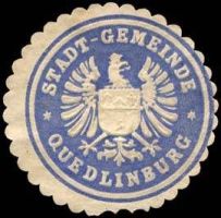 Wappen von Quedlinburg /Arms of Quedlinburg