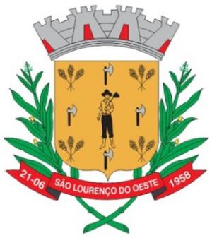 Brasão de São Lourenço do Oeste/Arms (crest) of São Lourenço do Oeste