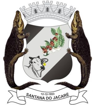 Brasão de Santana do Jacaré/Arms (crest) of Santana do Jacaré
