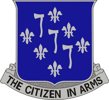 Coat of arms (crest) of 333rd (Infantry) Regiment, US Army
