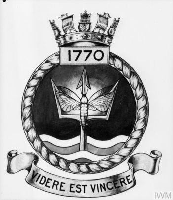Coat of arms (crest) of the No 1770 Squadron, FAA