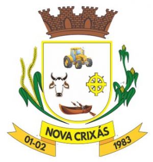 Brasão de Nova Crixás/Arms (crest) of Nova Crixás