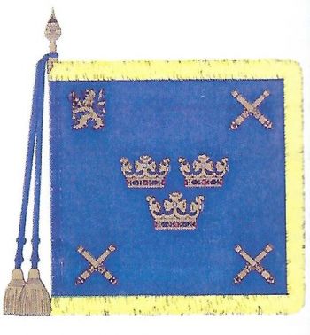 Coat of arms (crest) of 6th Artillery Småland Artillery Regiment Standard