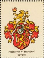 Wappen Freiherren von Haysdorf