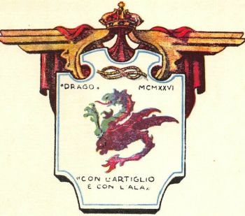 Coat of arms (crest) of the Corso Drago 1926, Royal Aeronautical Academy, Regia Aeronautica