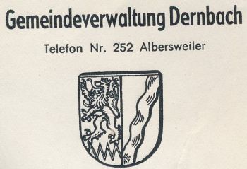 Wappen von Dernbach (Pfalz)/Coat of arms (crest) of Dernbach (Pfalz)