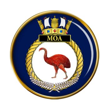 Coat of arms (crest) of the HMNZS Moa, RNZN