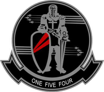 Coat of arms (crest) of the VFA-154 Black Knights, US Navy