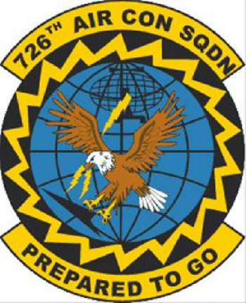 Coat of arms (crest) of the 726th Air Control Squadron, US Air Force