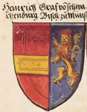 Arms (crest) of Heinrich von Schwarzburg