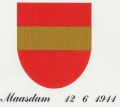 Wapen van Maasdam/Coat of arms (crest) of Maasdam