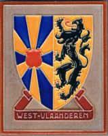 Wapen van West-Vlaanderen/Arms (crest) of West-Vlaanderen