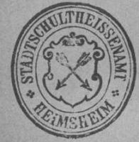Wappen von Heimsheim/Arms (crest) of Heimsheim