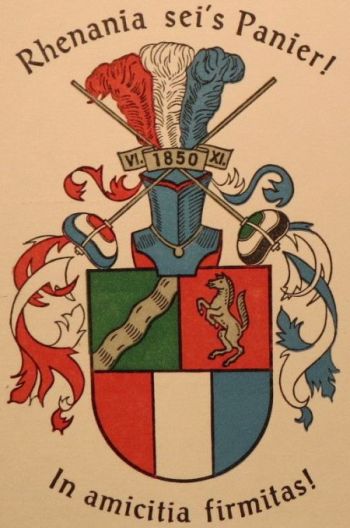 Wappen von Landsmannschaft Rhenania zu Münster/Arms (crest) of Landsmannschaft Rhenania zu Münster