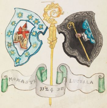 Arms (crest) of Abbey of Lucelle