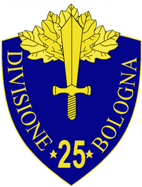File:25th Infantry Division Bologna, Italian Army.png