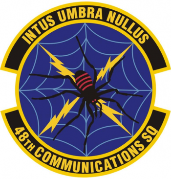 Coat of arms (crest) of the 48th Communications Squadron, US Air Force