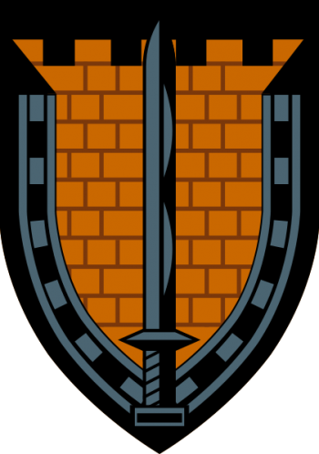 Coat of arms (crest) of the Civil Defence Ayalon District, Israel Defence Forces