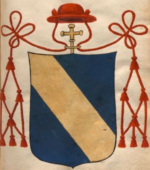 Arms (crest) of Claude de Longwy de Givry