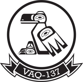 Coat of arms (crest) of the VAQ-137 Rooks, US Navy