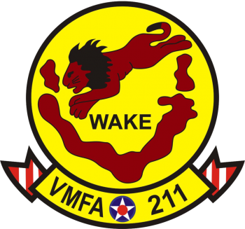 Coat of arms (crest) of VMFA-211 Wake Island Avengers, USMC