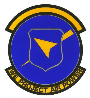 Coat of arms (crest) of the 496th Air Base Squadron, US Air Force