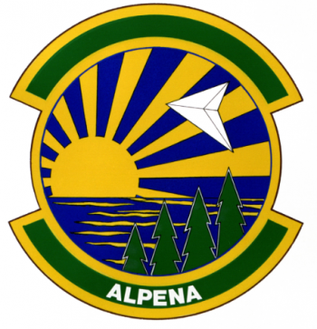 Coat of arms (crest) of the Air National Guard Combat Readiness Training Center (Alpena), Michigan Air National Guard