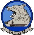 Electronic Attack Squadron (VAQ) - 142 Gray Wolves, US Navy.png
