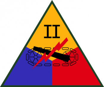Coat of arms (crest) of the II Armored Corps, US Army