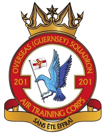 Coat of arms (crest) of the No 201 Overseas (Guernsey) Squadron, Air Training Corps