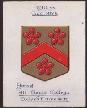 Coat of arms (crest) of All Souls College (Oxford University)